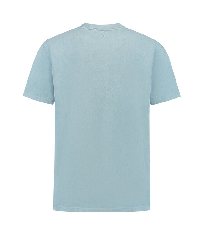 PurePath (by PureWhite) PurePath 24030107 Acid Sideline Wordmark T-shirt Light Blue