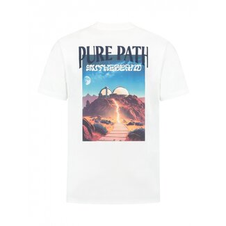 PurePath (by PureWhite) PurePath Sutherland Observatory T-shirt Off White - Loose Fit