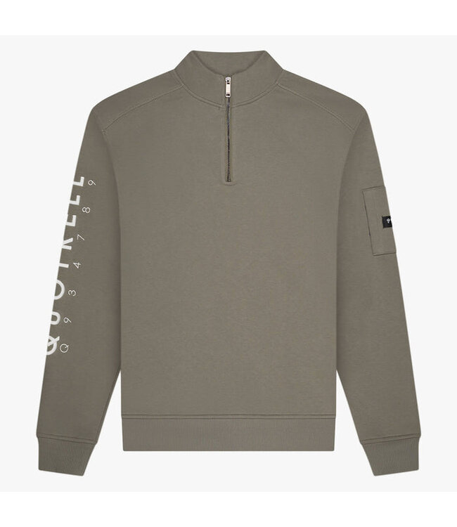 Quotrell Quotrell Defender Halfzip Faded Olive/White