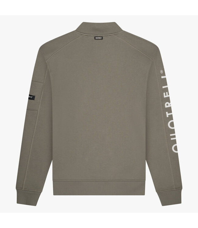 Quotrell Quotrell Defender Halfzip Faded Olive/White