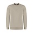 PurePath (by PureWhite) PurePath 24030312 Liquid Metal Logo Sweater Taupe