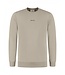 PurePath (by PureWhite) PurePath 24030312 Liquid Metal Logo Sweater Taupe