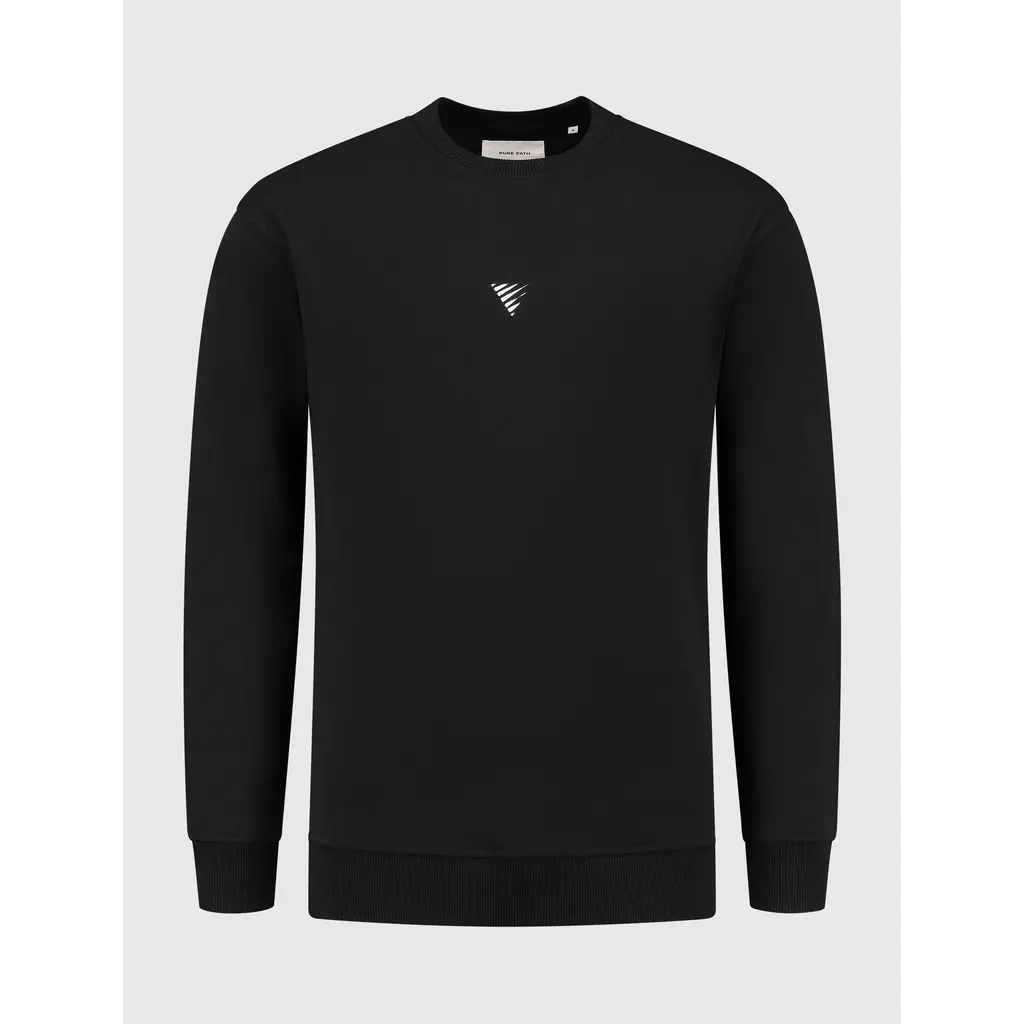 PurePath (by PureWhite) PurePath Blurred Wordmark Sweater Black