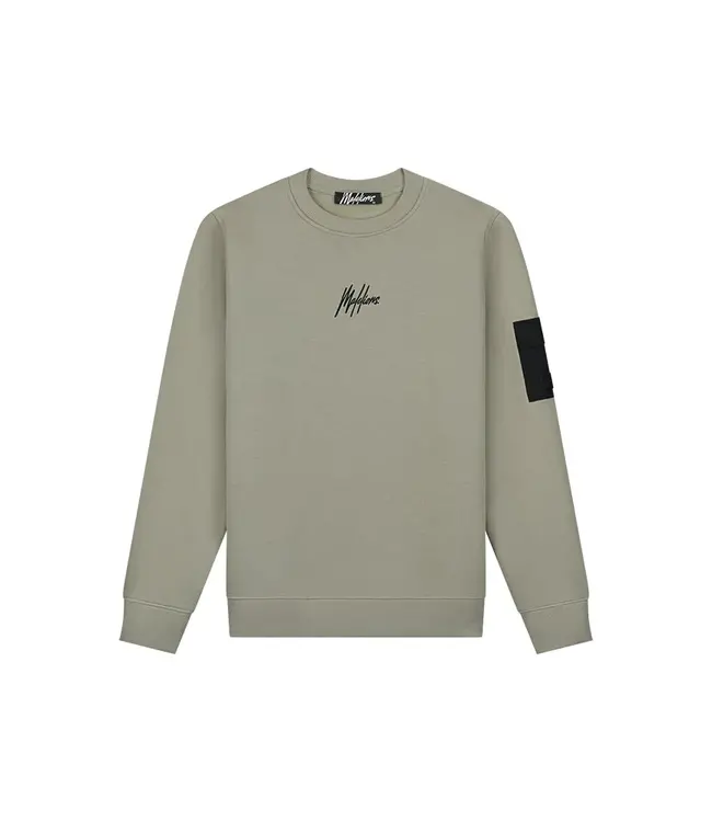 Malelions Malelions Men Nylon Pocket Sweater Dry Sage