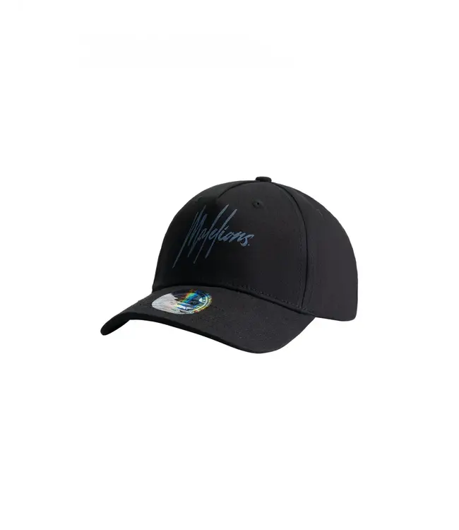 Malelions Malelions Men Striped Signature Cap Black/Blue Slate