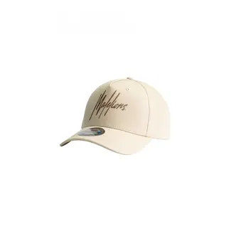 Malelions Malelions Men Striped Signature Cap Beige