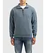 PurePath (by PureWhite) PurePath 24030319 Sideline Wordmark Halfzip Sweater Blue