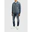 PurePath (by PureWhite) PurePath 24030319 Sideline Wordmark Halfzip Sweater Blue