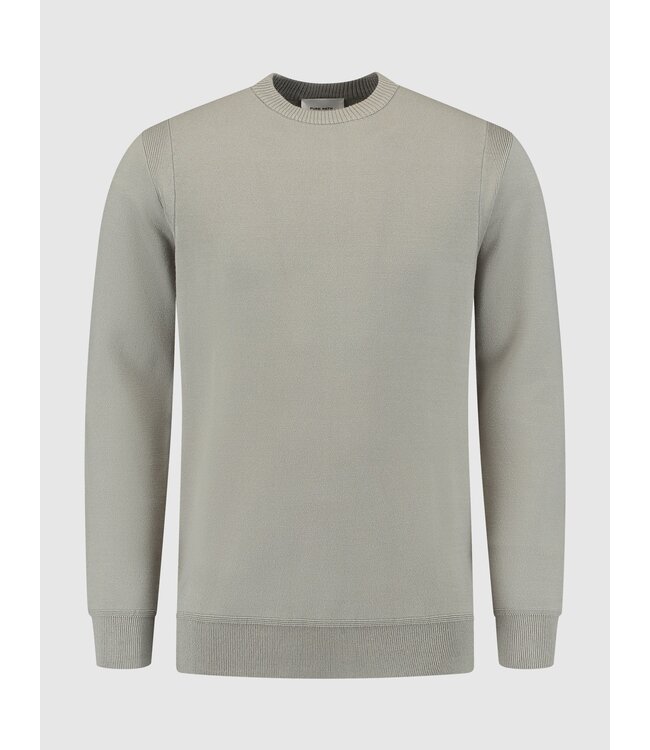 PurePath (by PureWhite) PurePath 24030809 Crewneck Sweater Taupe