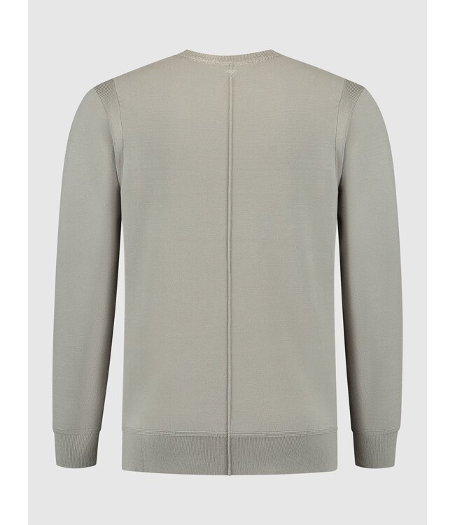 PurePath (by PureWhite) PurePath 24030809 Crewneck Sweater Taupe