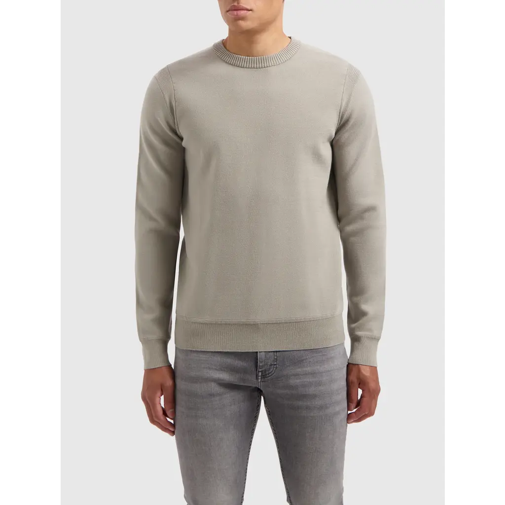 PurePath (by PureWhite) PurePath 24030809 Crewneck Sweater Taupe