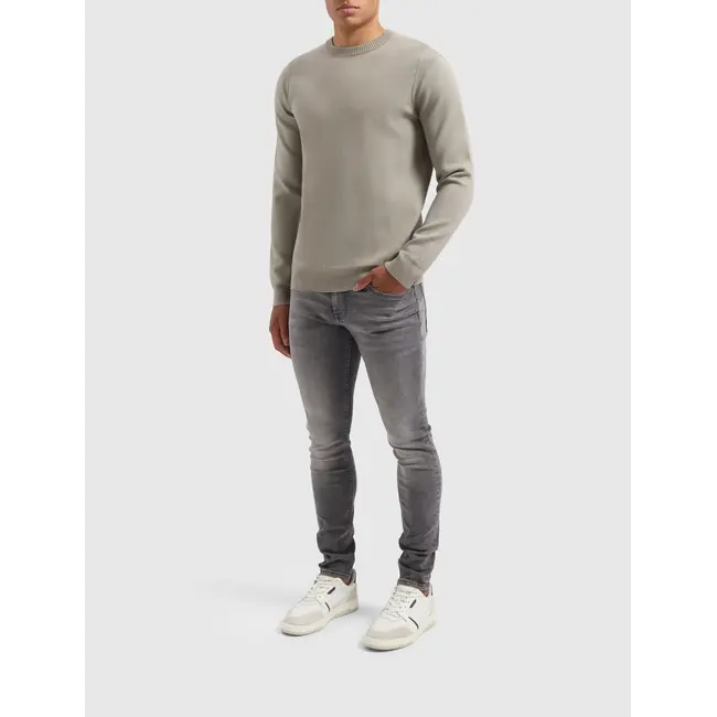 PurePath (by PureWhite) PurePath 24030809 Crewneck Sweater Taupe