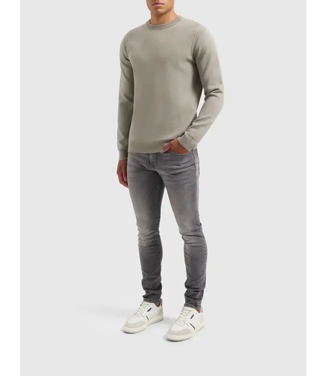 PurePath (by PureWhite) PurePath 24030809 Crewneck Sweater Taupe