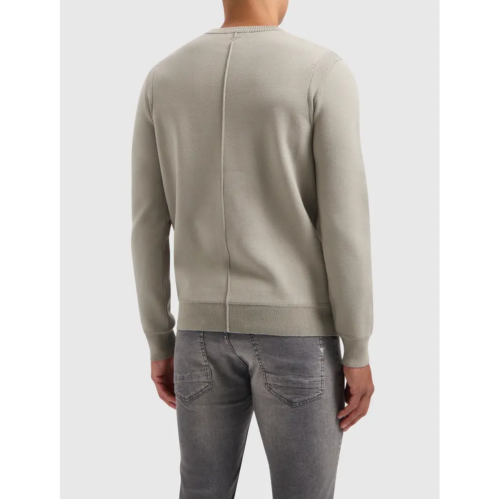 PurePath (by PureWhite) PurePath 24030809 Crewneck Sweater Taupe