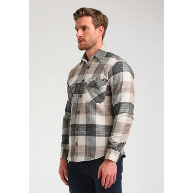 Gabbiano Gabbiano 334736 Overshirt Longsleeve Taupe