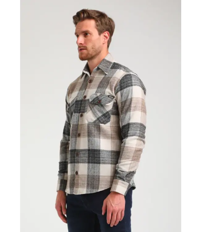 Gabbiano Gabbiano 334736 Overshirt Longsleeve Taupe