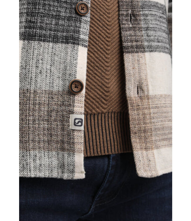 Gabbiano Gabbiano 334736 Overshirt Longsleeve Taupe