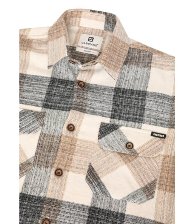 Gabbiano Gabbiano 334736 Overshirt Longsleeve Taupe