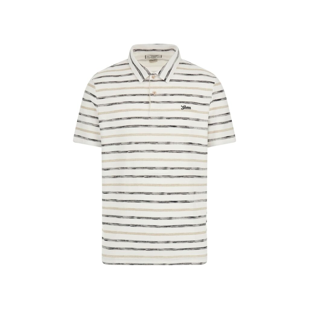 Guess Guess M4YP08KCBT1-S03R PRINTED STRIPED SHORT SLEEVE POLO