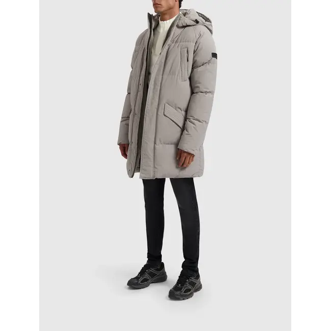 PurePath (by PureWhite) PurePath 24030405 Activewear Parka Grey Plain