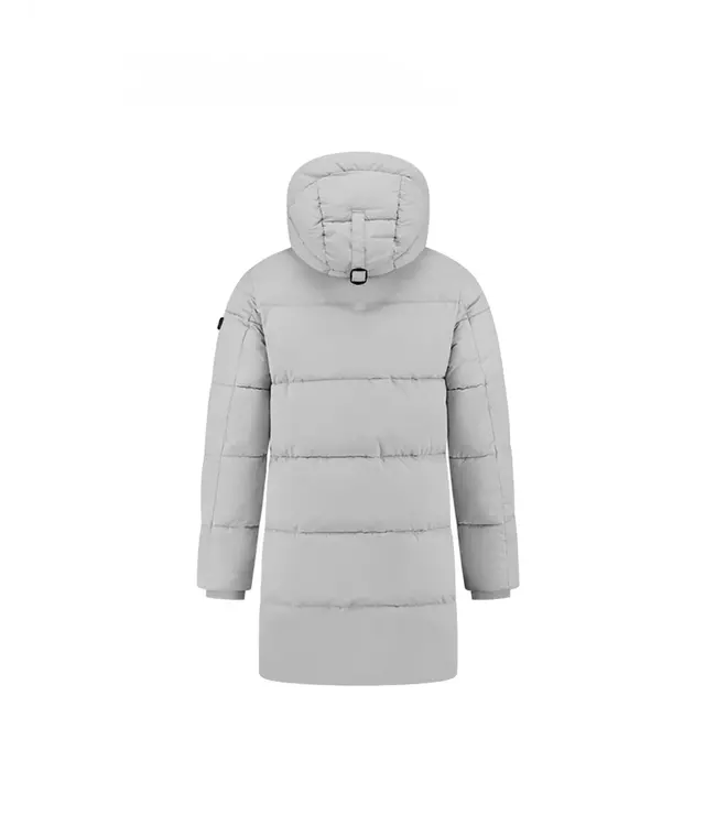 Malelions Malelions Men Mid Length Puffer Jacket Grey