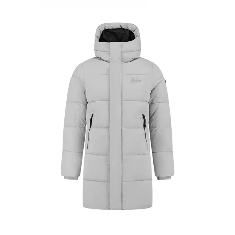 Malelions Malelions Men Mid Length Puffer Jacket Grey