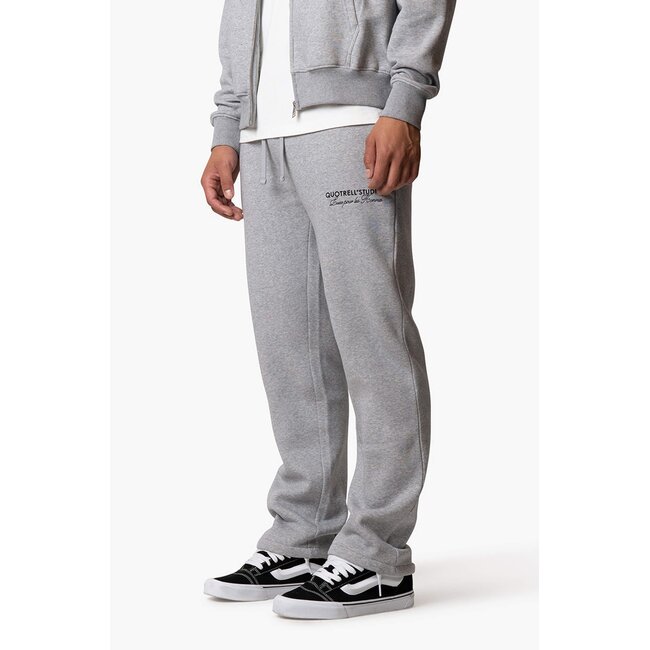 Quotrell Quotrell Studios Pants Grey Melee/Black