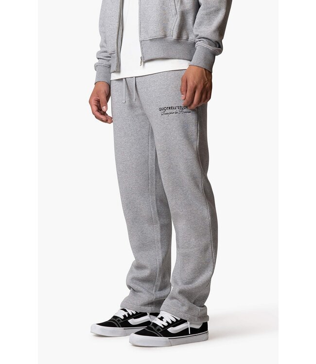 Quotrell Quotrell Studios Pants Grey Melee/Black