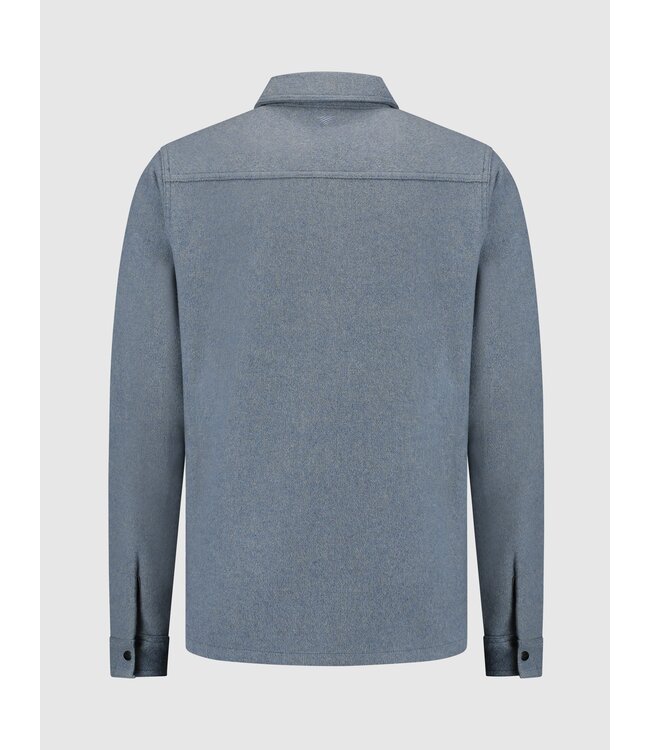 PurePath (by PureWhite) PurePath 24030203 Flannel Overshirt Blue