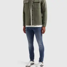 PurePath (by PureWhite) PurePath 24030203 Flannel Overshirt Army Green
