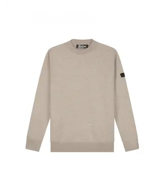 Malelions Malelions Men Knitted Crewneck Taupe