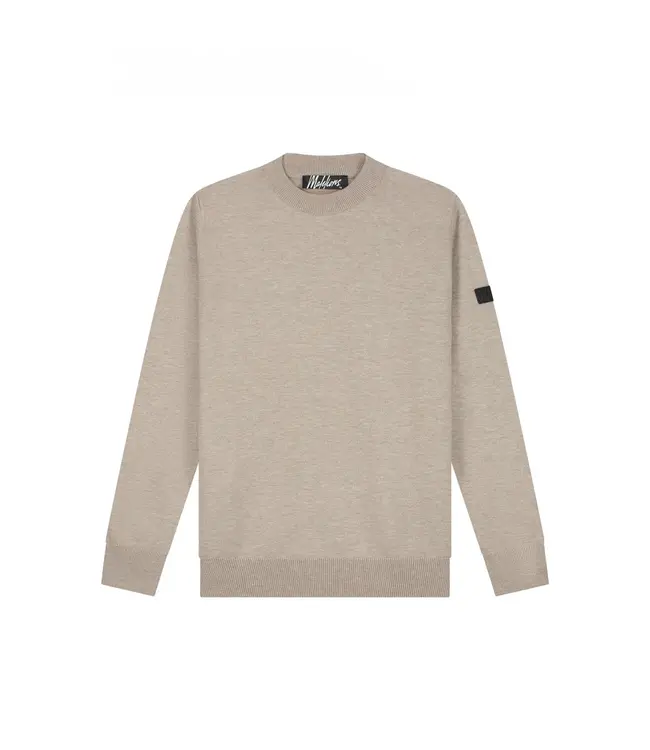 Malelions Malelions Men Knitted Crewneck Taupe
