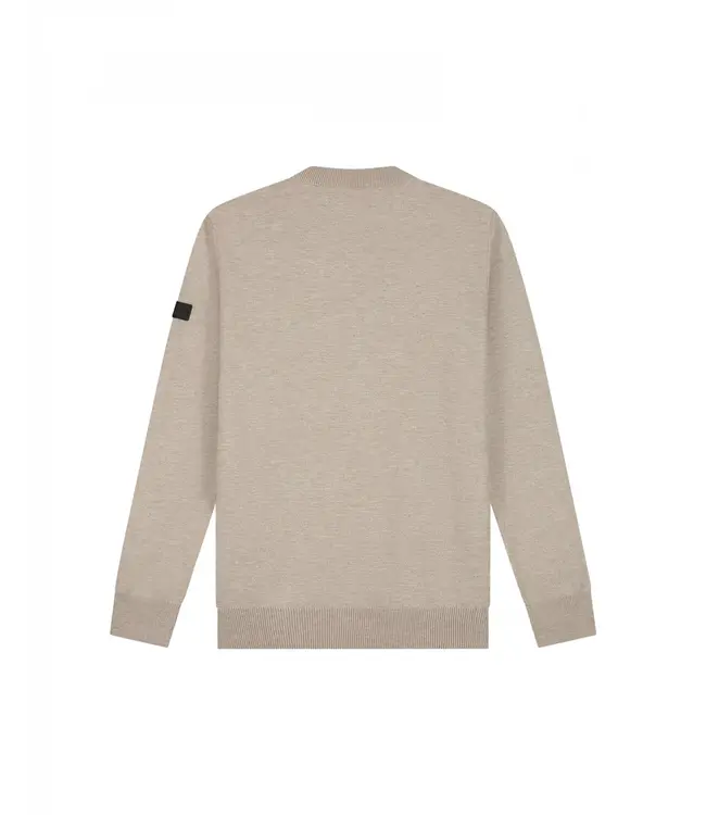 Malelions Malelions Men Knitted Crewneck Taupe