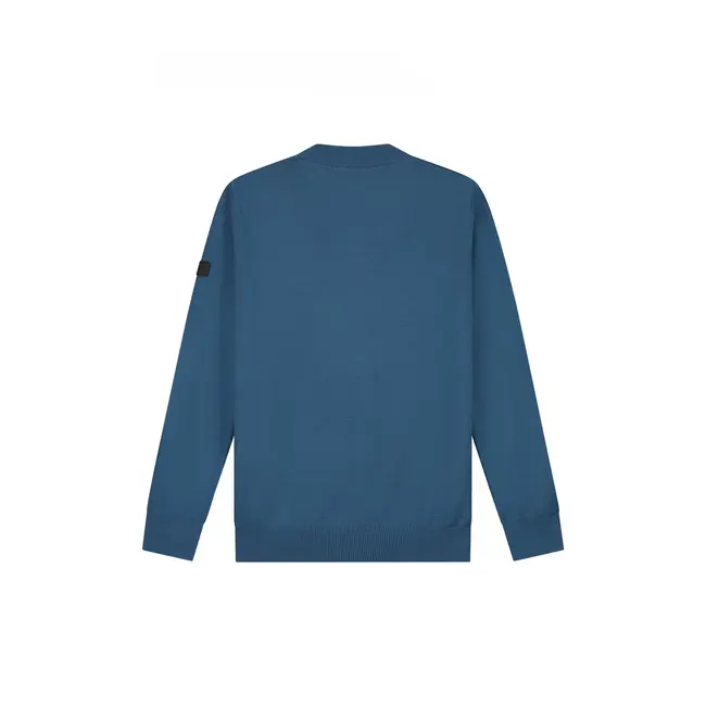 Malelions Malelions Men Knitted Crewneck Blue Slate