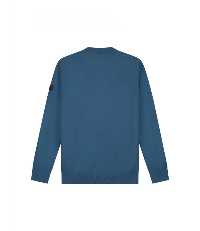 Malelions Malelions Men Knitted Crewneck Blue Slate