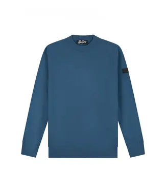 Malelions Malelions Men Knitted Crewneck Blue Slate