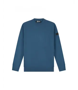 Malelions Malelions Men Knitted Crewneck Blue Slate