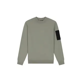 Malelions Malelions Men Knitted Pocket Sweater Dry Sage