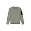 Malelions Malelions Men Knitted Pocket Sweater Dry Sage
