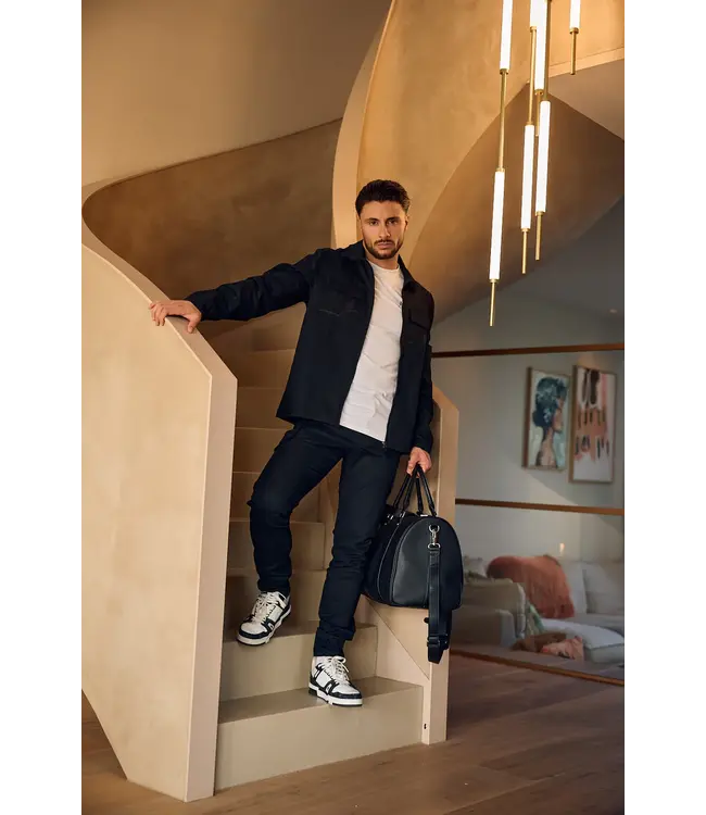 Malelions Malelions Men Zip Overshirt Black