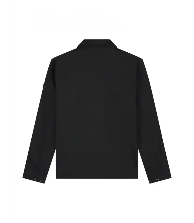 Malelions Malelions Men Zip Overshirt Black