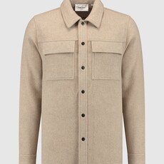 PurePath (by PureWhite) PurePath 24030203 Flannel Overshirt Sand