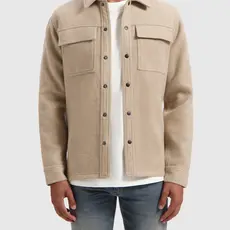 PurePath (by PureWhite) PurePath 24030203 Flannel Overshirt Sand