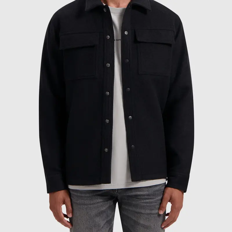 PurePath (by PureWhite) PurePath Flannel Overshirt Black