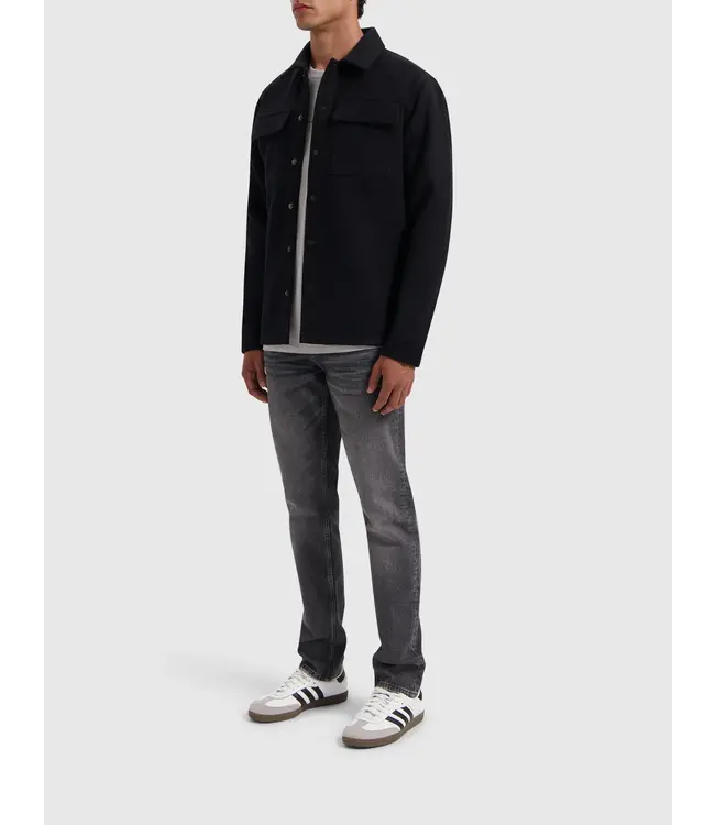 PurePath (by PureWhite) PurePath 24030203 Flannel Overshirt Black