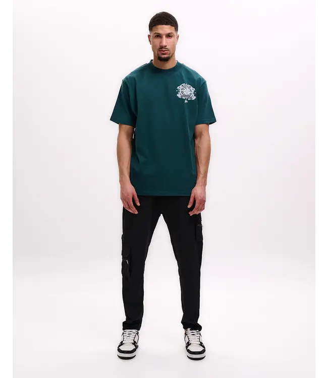 Malelions Malelions Men Compass T-Shirt Petrol Green