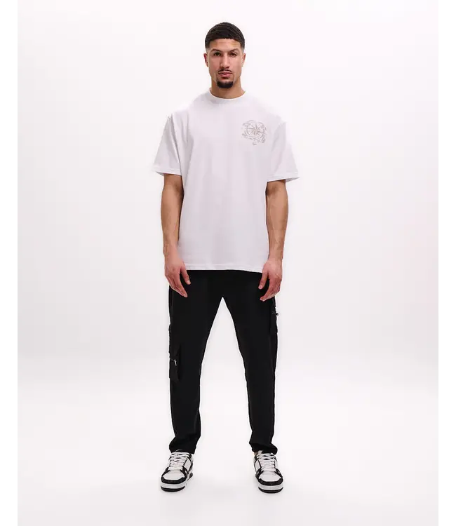 Malelions Malelions Men Compass T-Shirt White