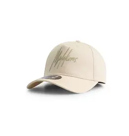Malelions Malelions Men Striped Signature Logo Cap Beige