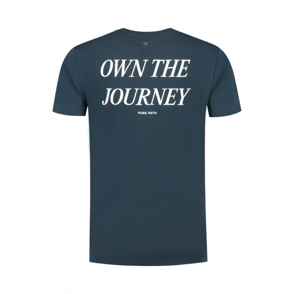 PurePath (by PureWhite) PurePath 25010108 Own The Journey T-Shirt Navy