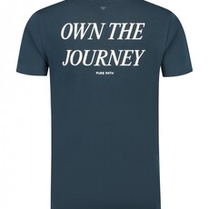 PurePath (by PureWhite) PurePath 25010108 Own The Journey T-Shirt Navy